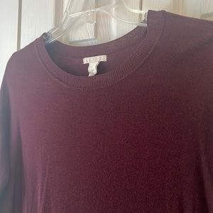 Burgundy sweater